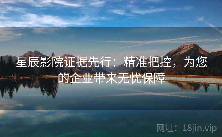 星辰影院证据先行:精准把控,为您的企业带来无忧保障